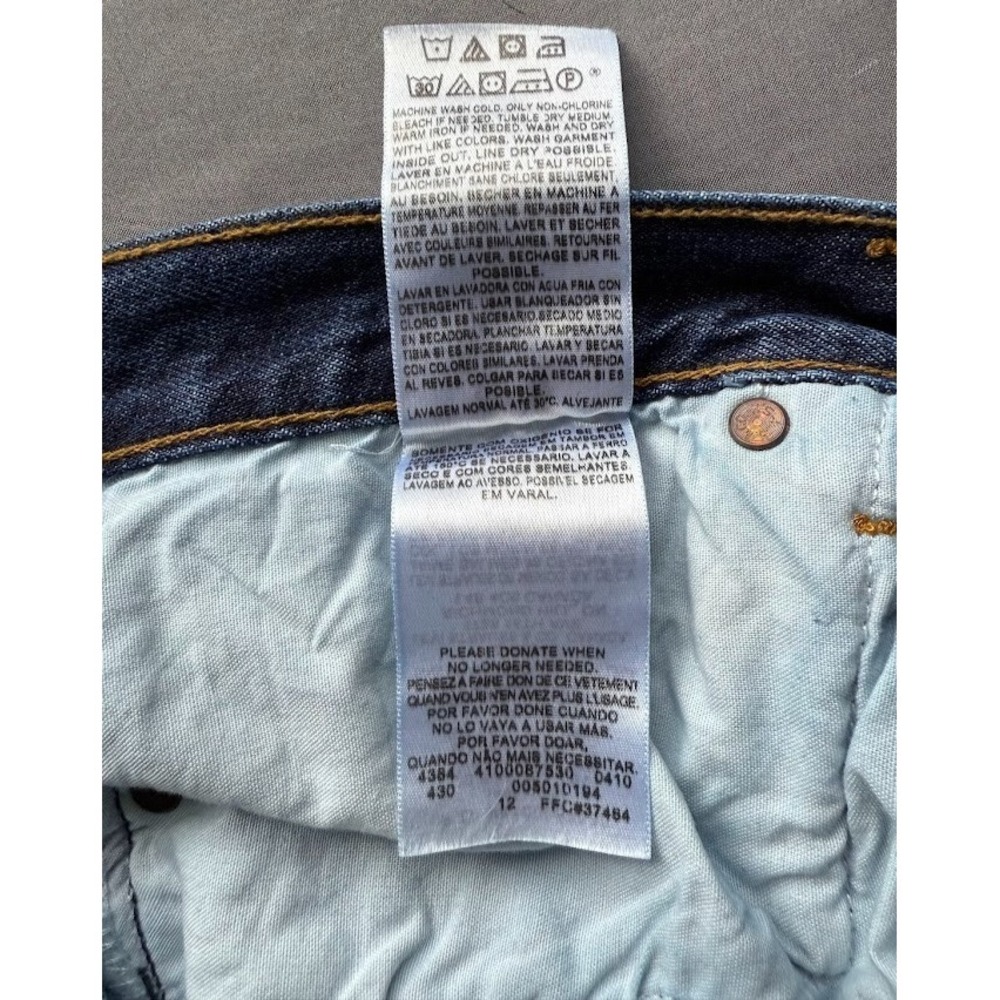 Levis 501 Jeans Men 36 X 30 Button Fly‎ Straight Blue Denim Made In Haiti - Picture 13 of 16